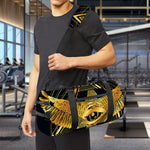 Raven Masonic Eye Print Gym Bag