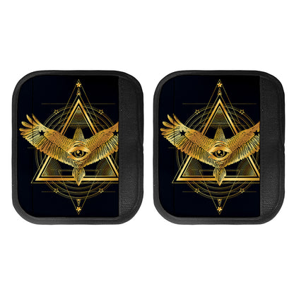 Raven Masonic Eye Print Handle Covers