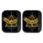 Raven Masonic Eye Print Handle Covers