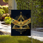 Raven Masonic Eye Print House Flag