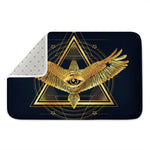 Raven Masonic Eye Print Indoor Door Mat