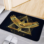 Raven Masonic Eye Print Indoor Door Mat