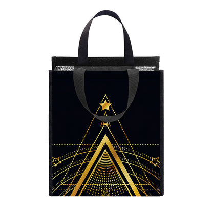 Raven Masonic Eye Print Insulated Lunch Tote