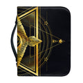 Raven Masonic Eye Print Leather Bible Cover