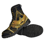 Raven Masonic Eye Print Backpack