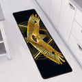 Raven Masonic Eye Print Long Kitchen Mat