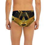 Raven Masonic Eye Print Men's Briefs