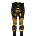 Raven Masonic Eye Print Men's Leggings
