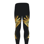 Raven Masonic Eye Print Men's leggings