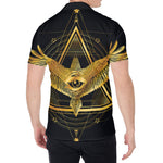 Raven Masonic Eye Print Men's Shirt