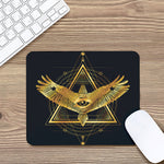 Raven Masonic Eye Print Mouse Pad