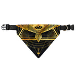 Raven Masonic Eye Print Over The Collar Dog Bandana
