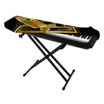 Raven Masonic Eye Print Piano Keyboard Cover