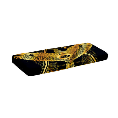 Raven Masonic Eye Print Piano Keyboard Cover