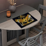 Raven Masonic Eye Print Placemat