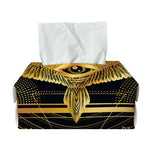 Raven Masonic Eye Print Rectangle Tissue Box Cover
