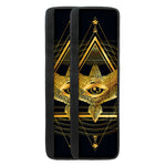 Raven Masonic Eye Print Refrigerator Handle Covers