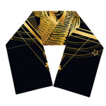 Raven Masonic Eye Print Scarf