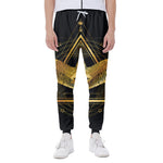 Raven Masonic Eye Print Scuba Joggers