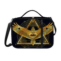 Raven Masonic Eye Print Shoulder Strap Bible Bag