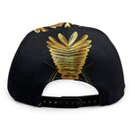 Raven Masonic Eye Print Snapback Cap