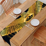 Raven Masonic Eye Print Table Runner