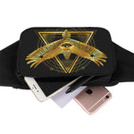Raven Masonic Eye Print Waist Bag