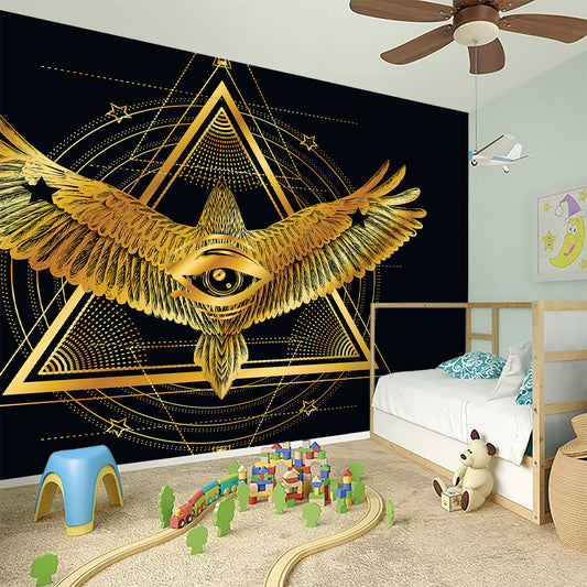 Raven Masonic Eye Print Wall Sticker