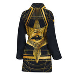 Raven Masonic Eye Print Women's Bathrobe