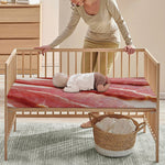 Raw Bacon Print Baby Crib Sheet