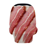 Raw Bacon Print Baby Seat Cover