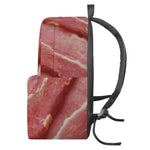 Raw Bacon Print Backpack