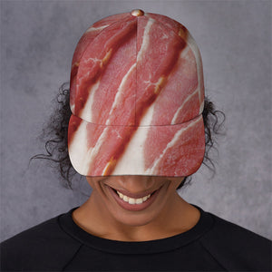 Raw Bacon Print Baseball Cap