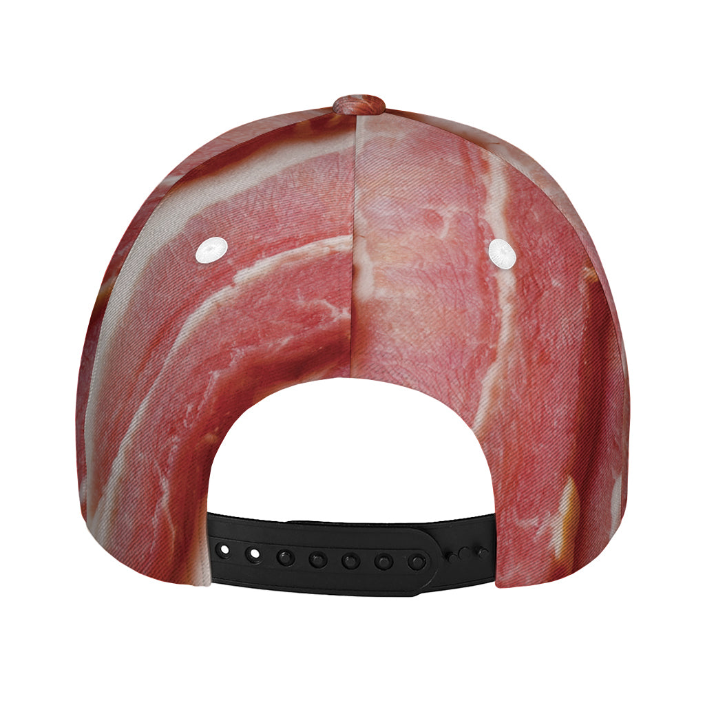 Raw Bacon Print Baseball Cap