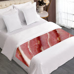 Raw Bacon Print Bed Runner