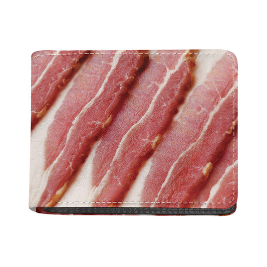Raw Bacon Print Bifold Wallet