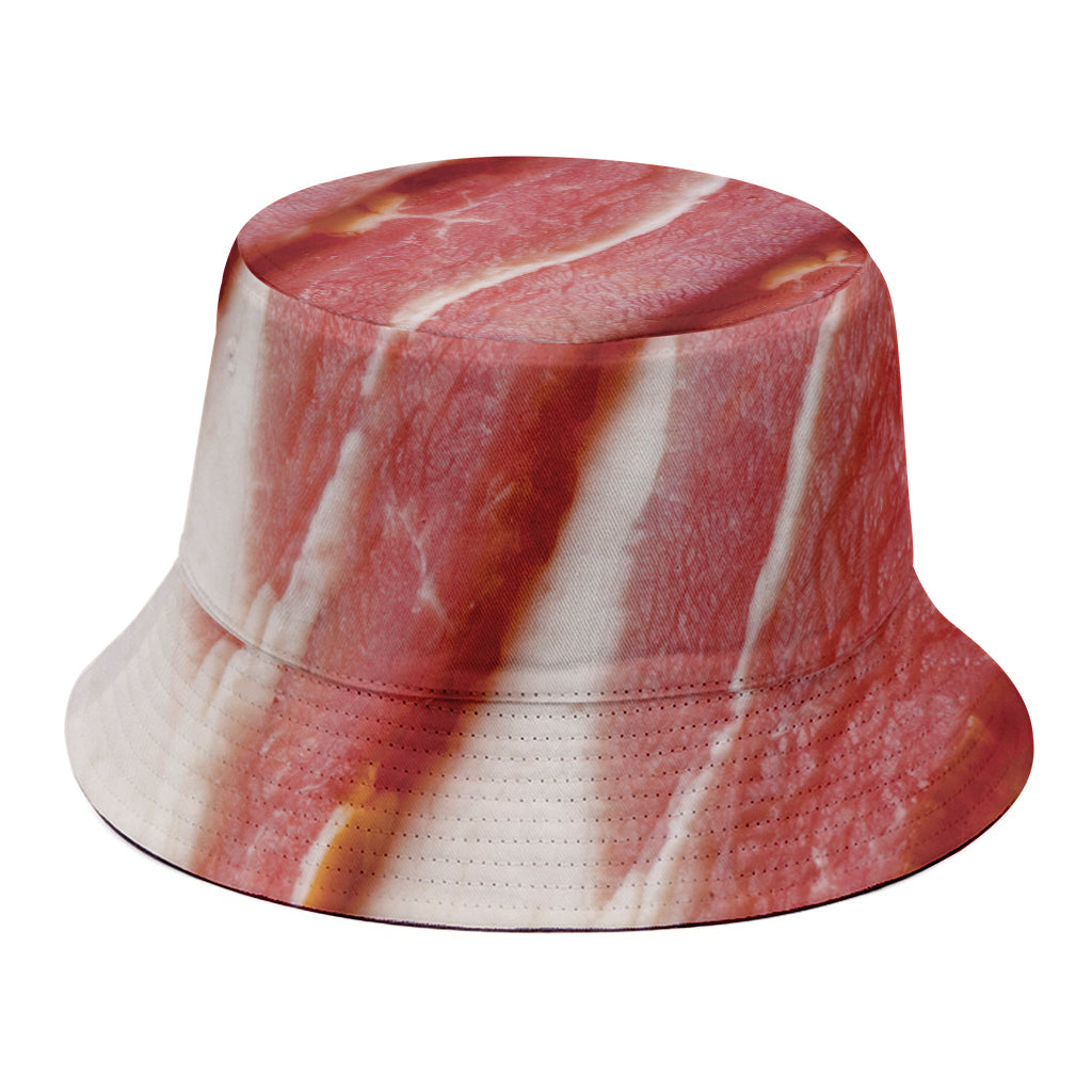 Raw Bacon Print Bucket Hat