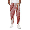 Raw Bacon Print Cotton Pants