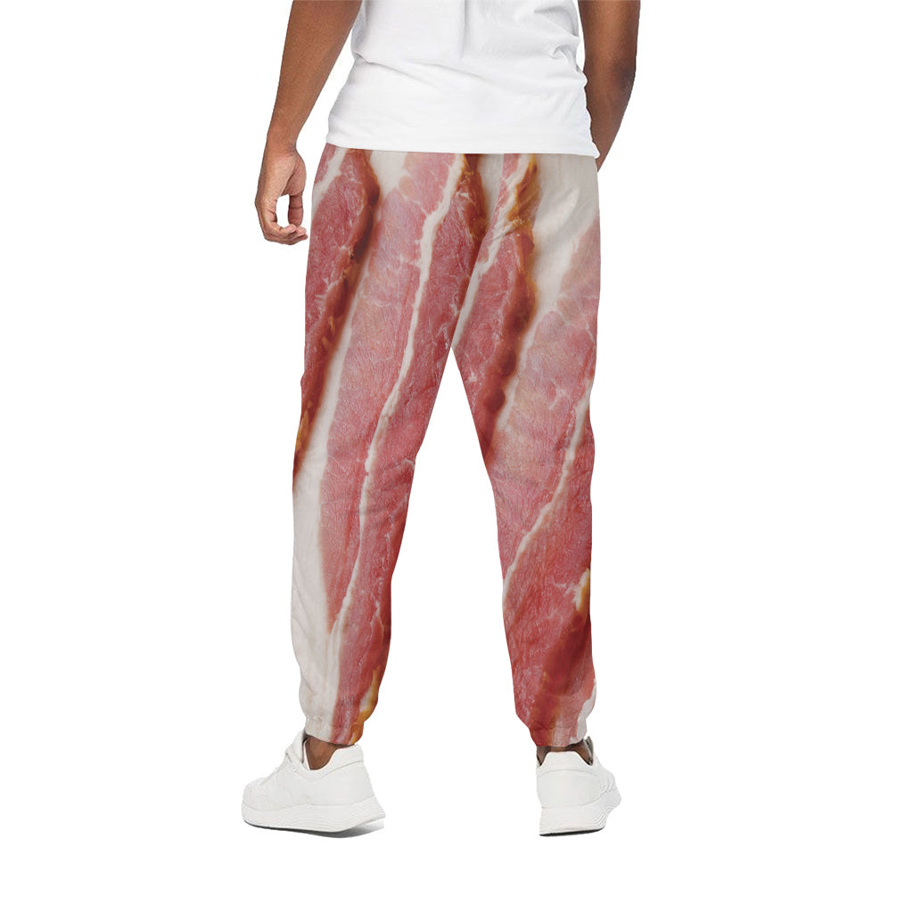 Raw Bacon Print Cotton Pants