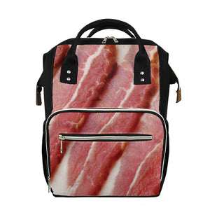 Raw Bacon Print Diaper Bag