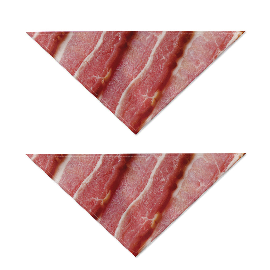 Raw Bacon Print Dog Bandana