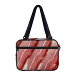 Raw Bacon Print Double Strap Bible Bag