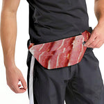 Raw Bacon Print Fanny Pack