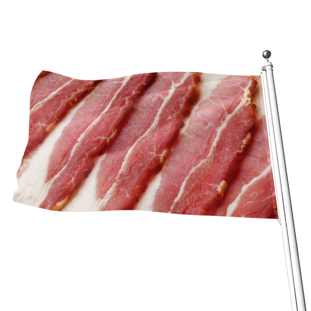 Raw Bacon Print Flag