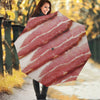 Raw Bacon Print Foldable Umbrella