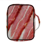Raw Bacon Print Front Pocket Bible Bag