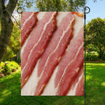 Raw Bacon Print Garden Flag