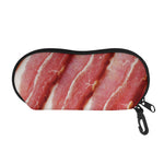 Raw Bacon Print Glasses Case