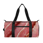 Raw Bacon Print Gym Bag