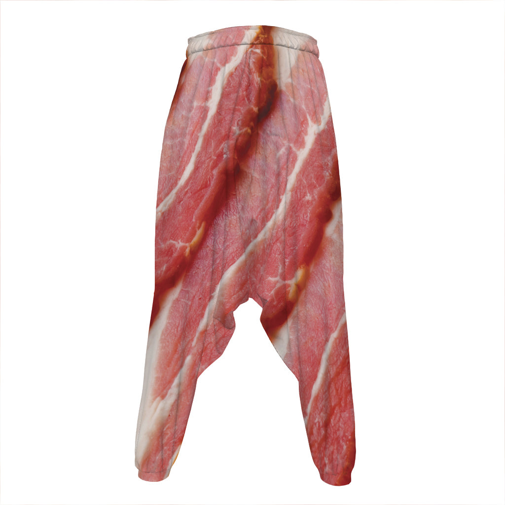 Raw Bacon Print Hammer Pants